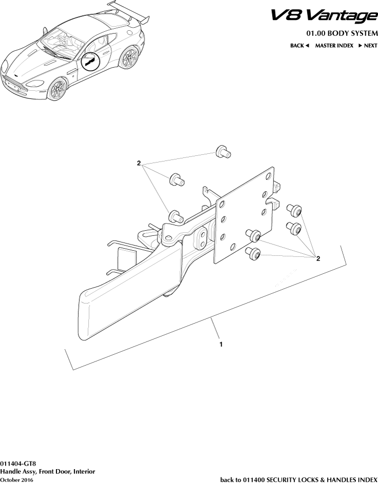 Handle Assembly, GT8
