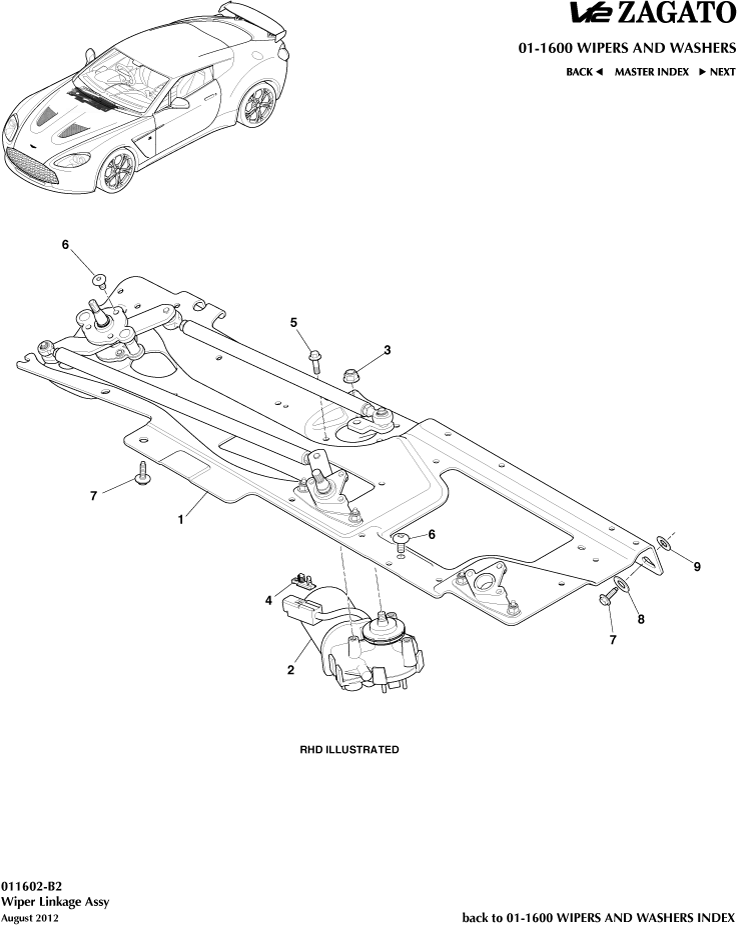 Wiper Linkage Assembly