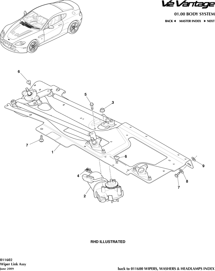 Wiper Linkage Assembly