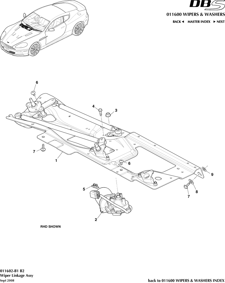 Wiper Linkage Assembly