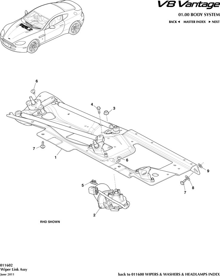 Wiper Linkage Assembly