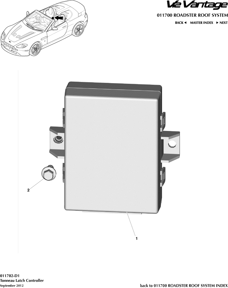 Tonneau Latch Controller