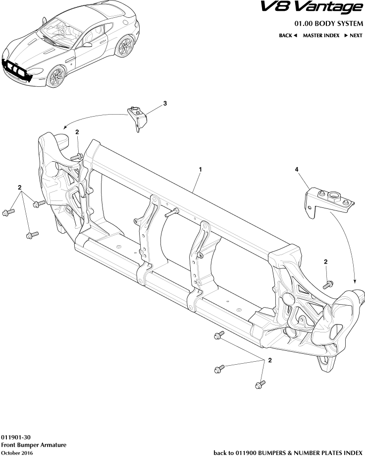 Front Bumper Armature