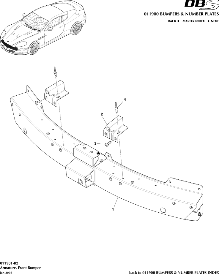 Front Bumper Armature
