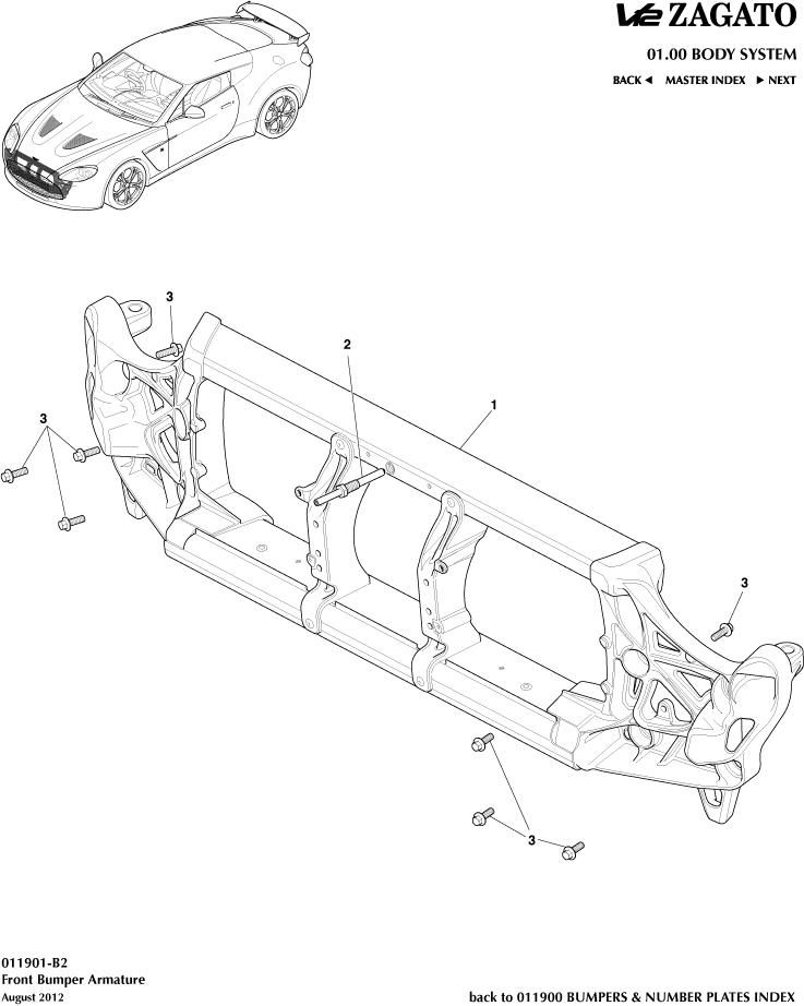 Front Bumper Armature