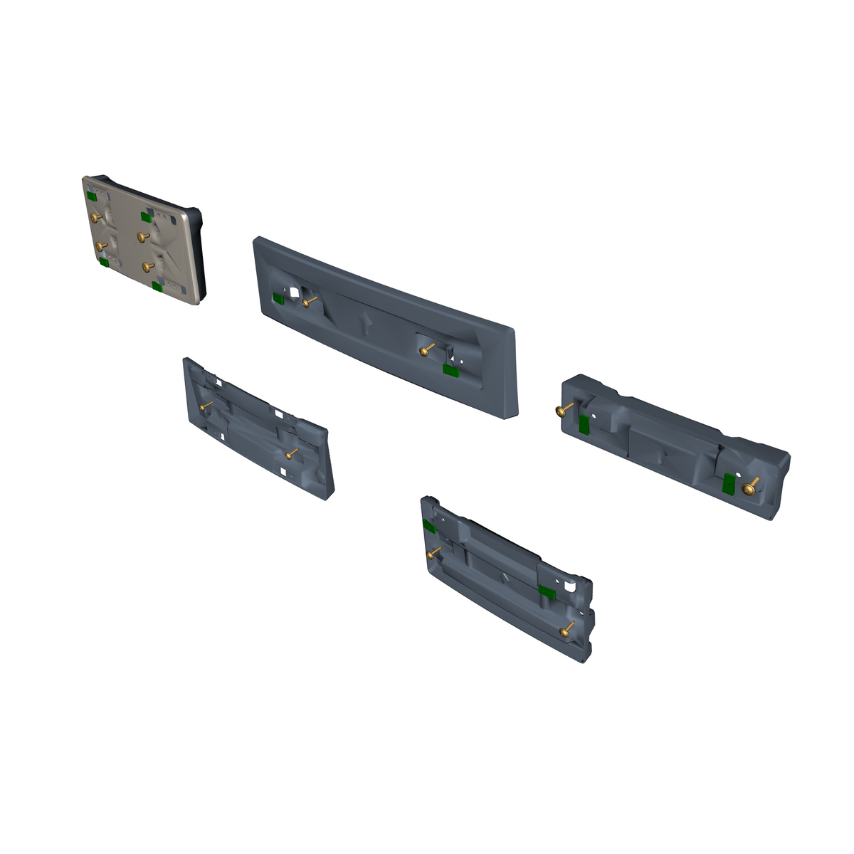 011903-01 Front No. Plate Plinths