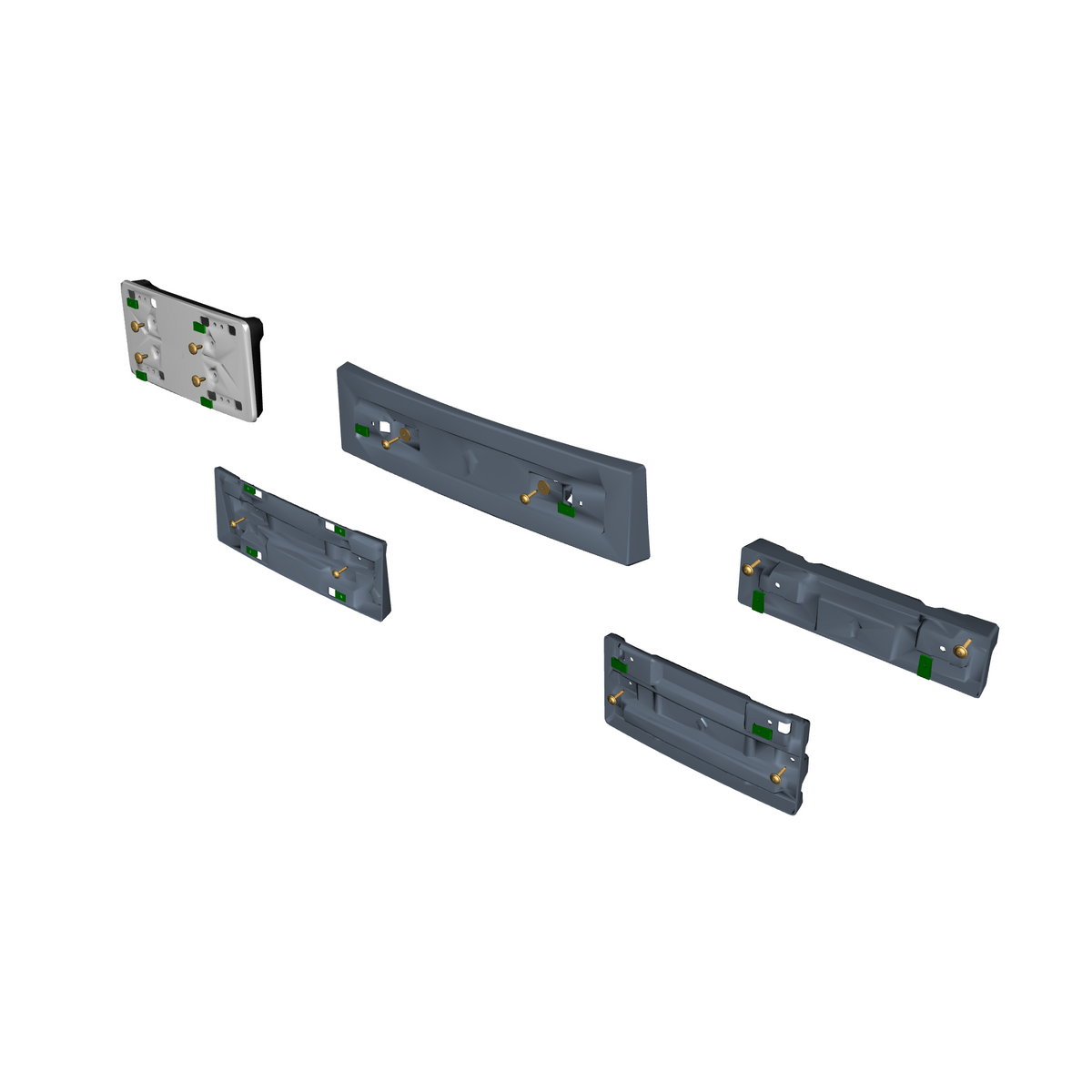 011903-01 Front No. Plate Plinths