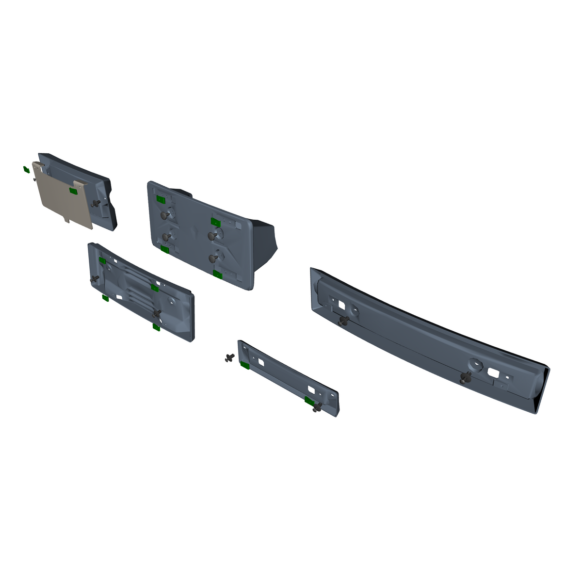 011903-10 Front No. Plate Plinths
