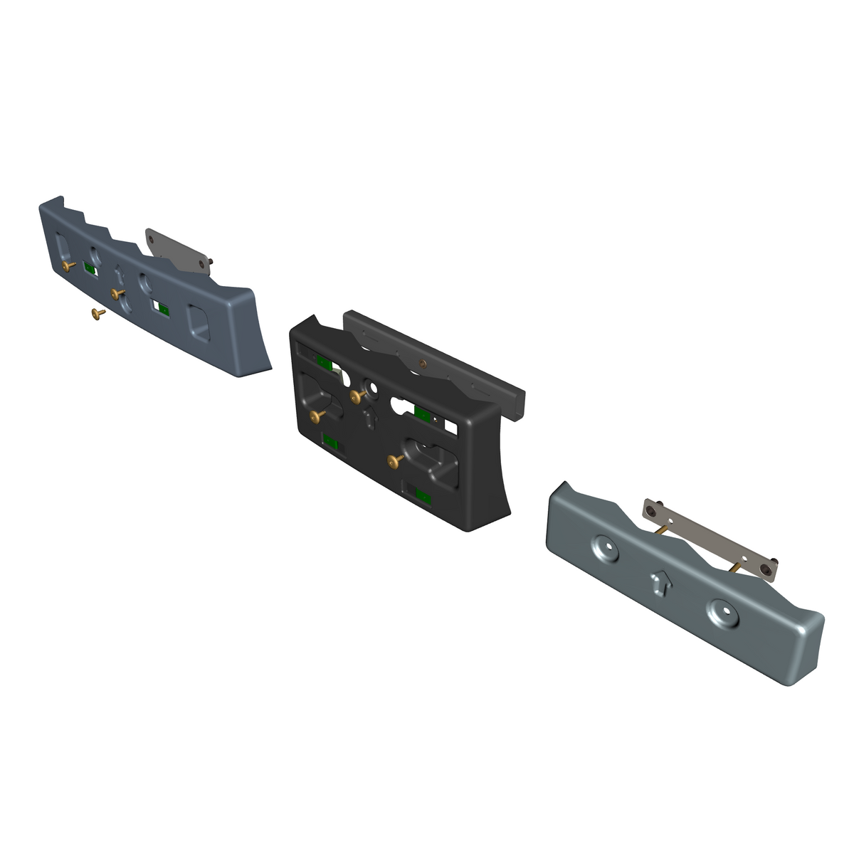 011903-10 Front No. Plate Plinths