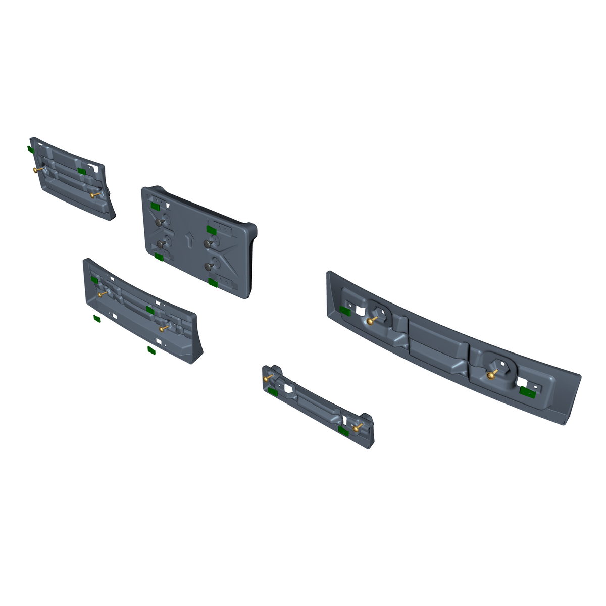 011903-10 Front No. Plate Plinths