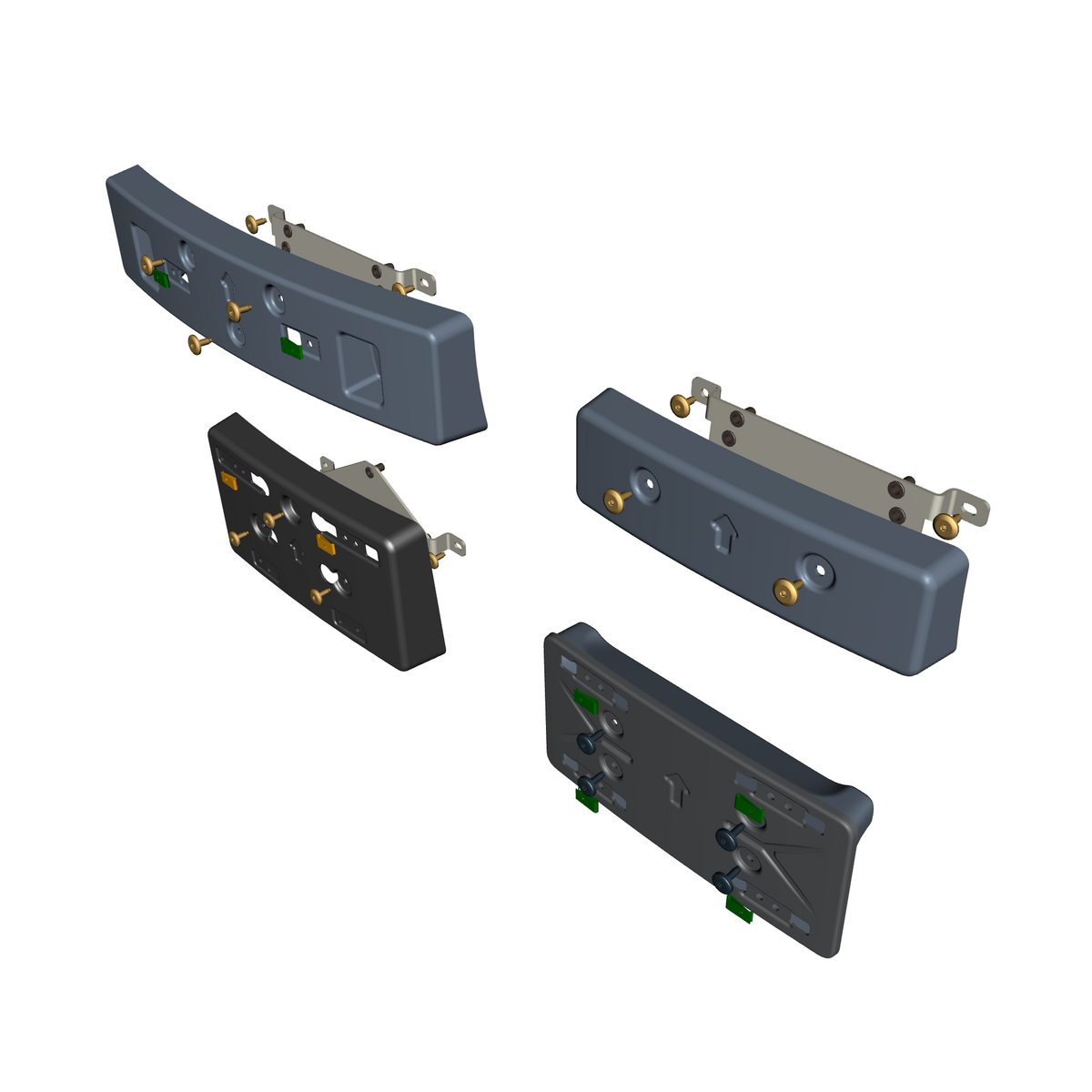 011903-10 Front No. Plate Plinths