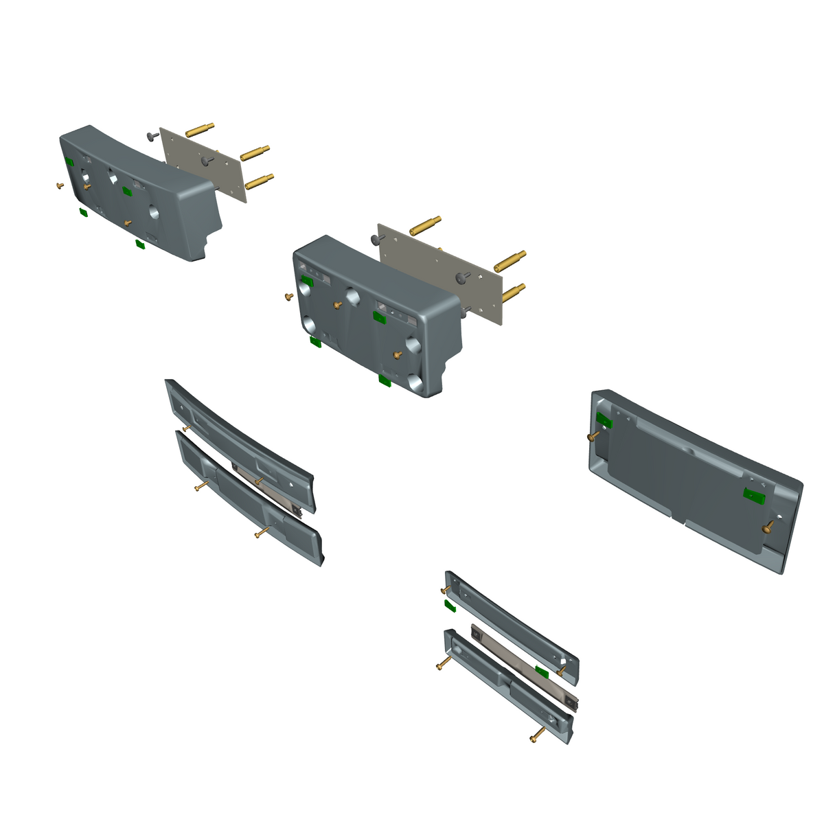 011903-A1 Front No. Plate Plinths