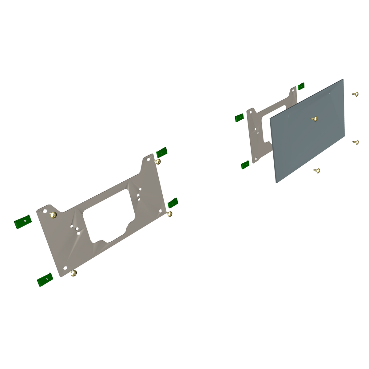 011903-B1 Rear No. Plate Plinths