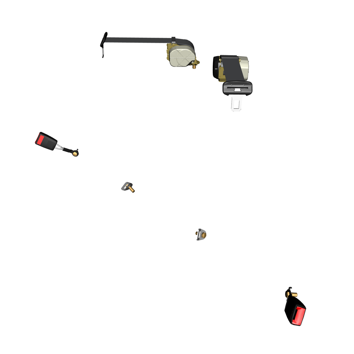 012005-10 Rear Seat Belts