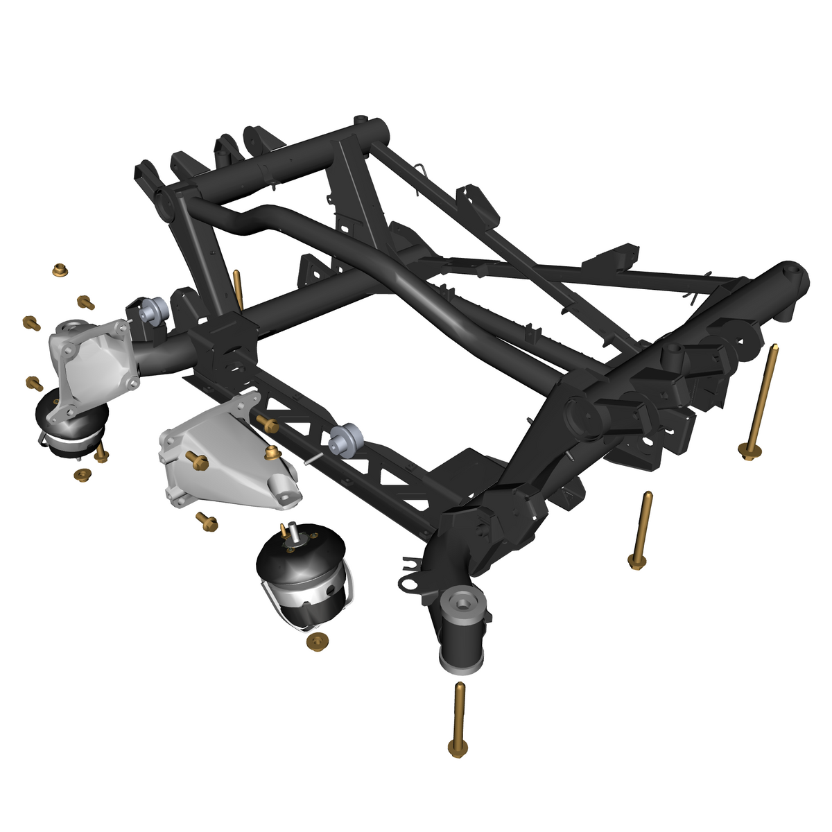 020100-C2 Rear Subframe & Mountings