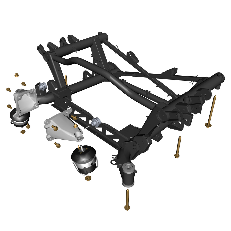 020100-C2 Rear Subframe & Mountings