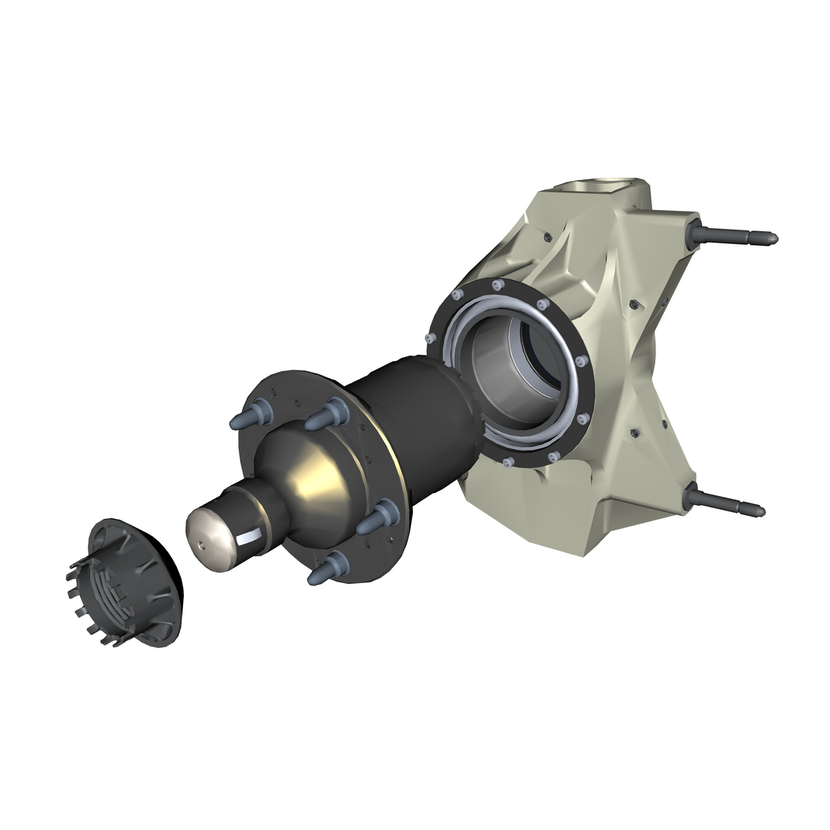040100-03 Front Hub Assembly