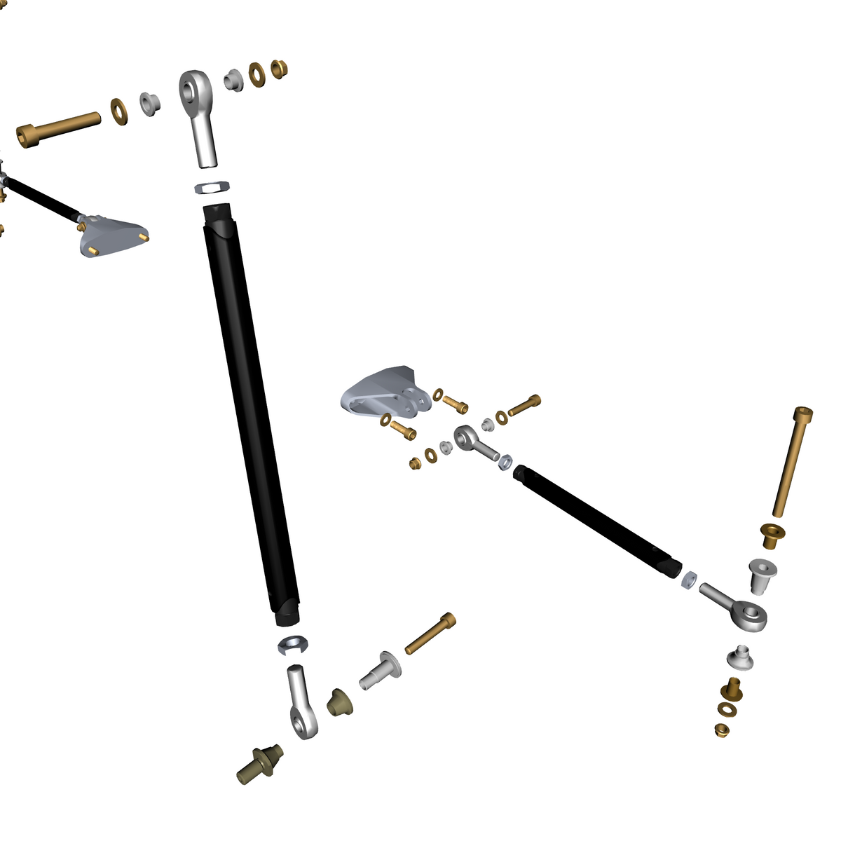 040200-02 Rear Adjustable Rods