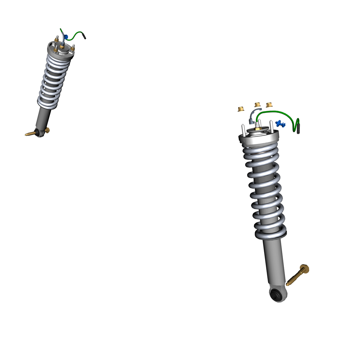 040302-01 Rear Spring & Damper