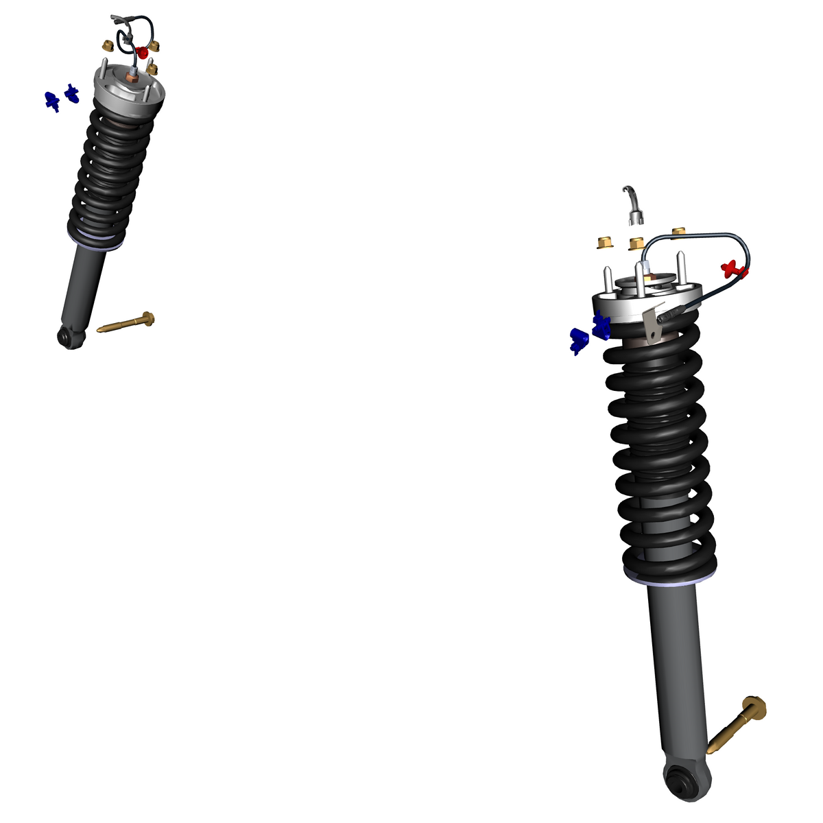 040302-10 Rear Springs & Dampers