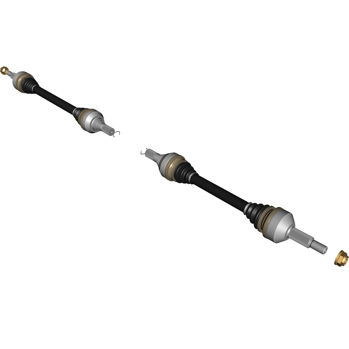 0505001-10 Rear Driveshafts