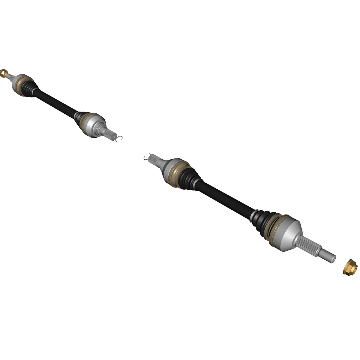 0505001-10 Rear Driveshafts