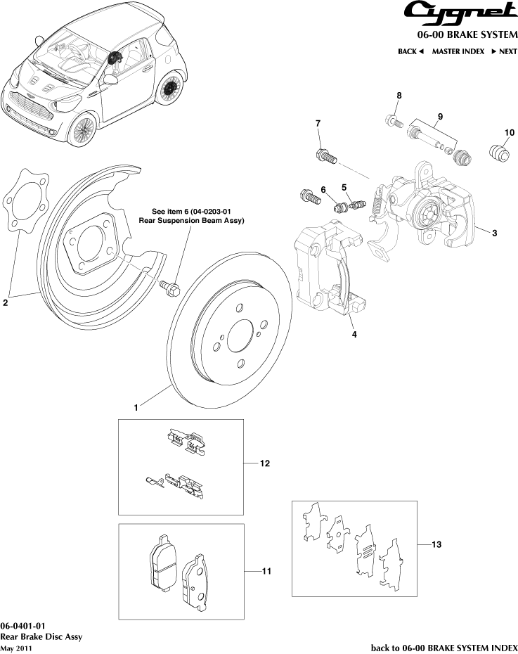 Rear Brake Disc Assy