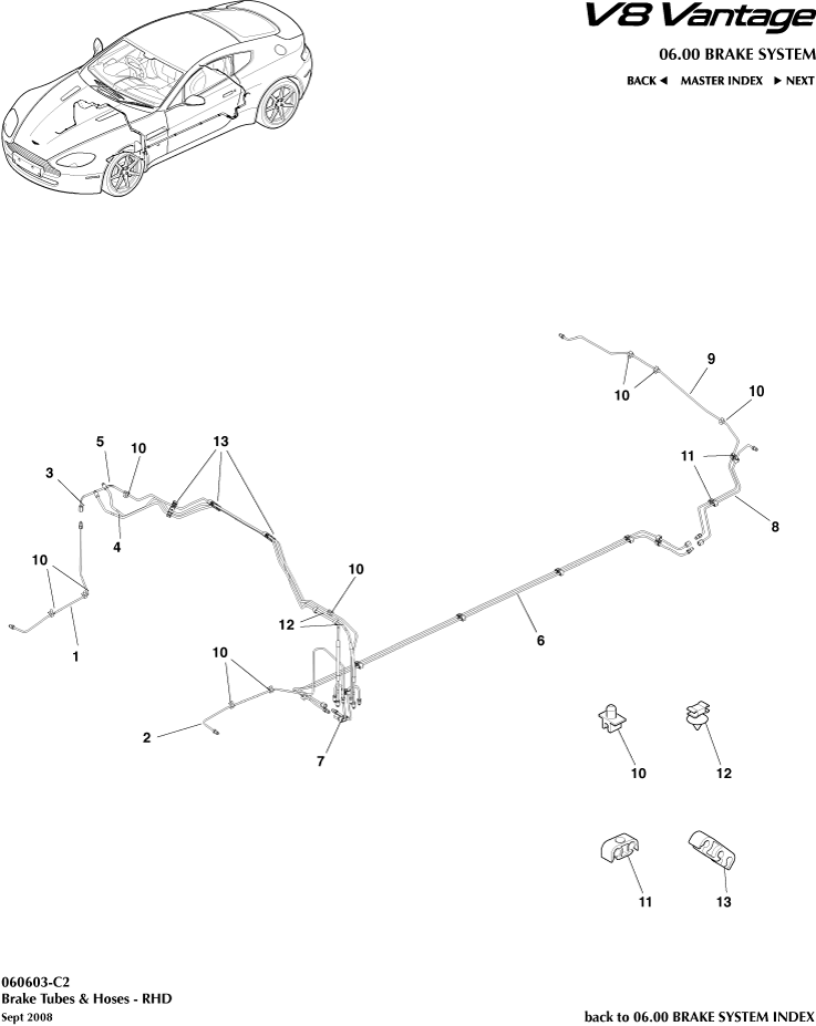 Brake Lines & Hoses, RHD