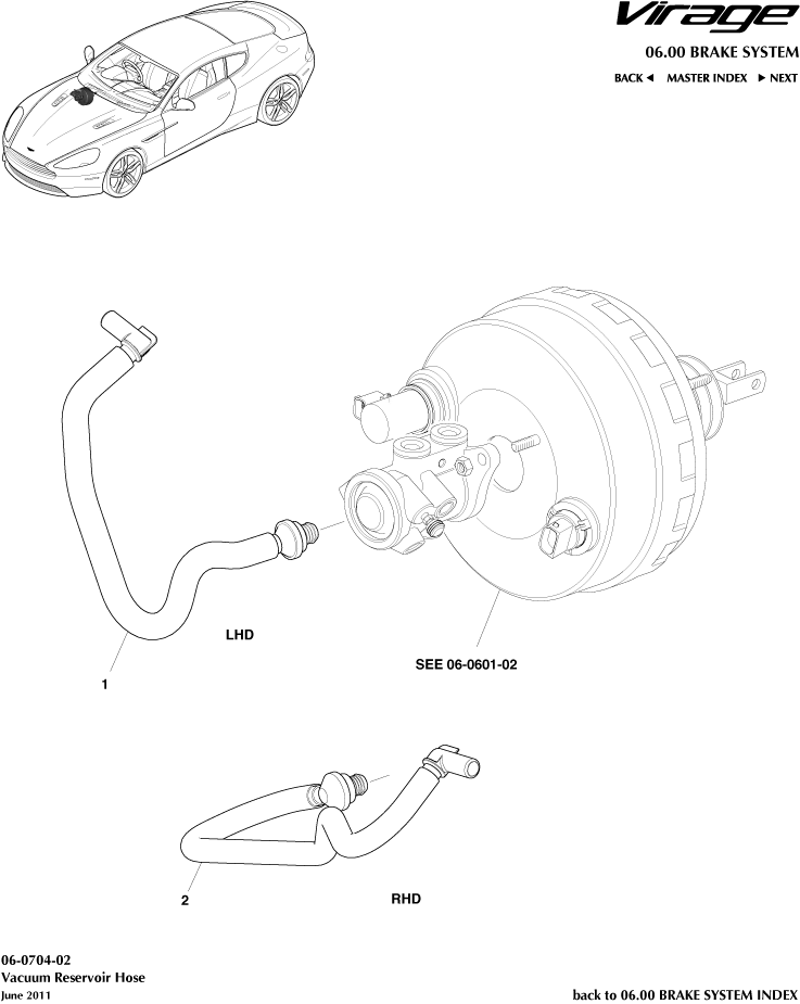 Vacuum Reservoir Hose