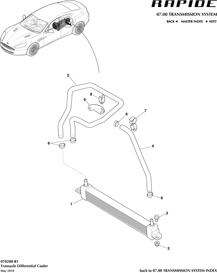 Differential Oil Cooler