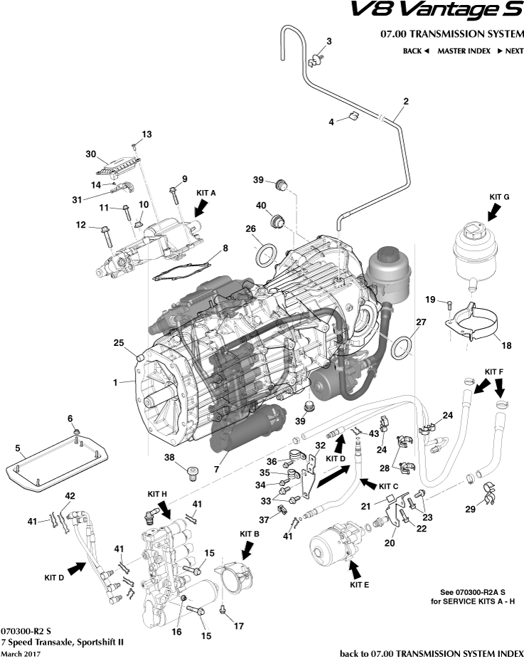 Transaxle, Manual, 7 spd