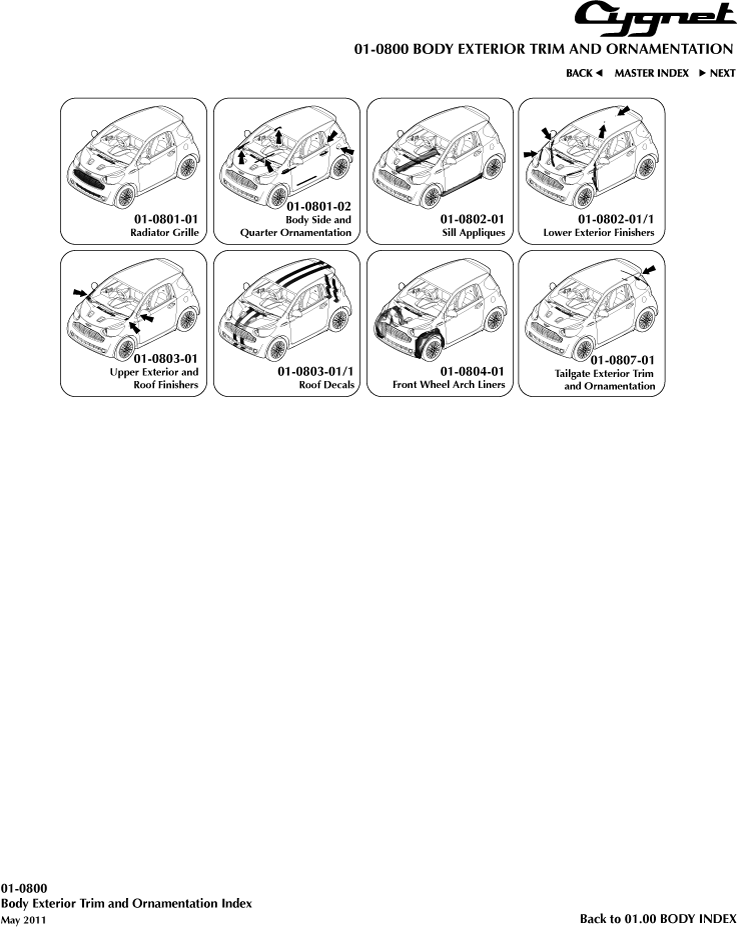 Body Exterior Trim & Ornamentation