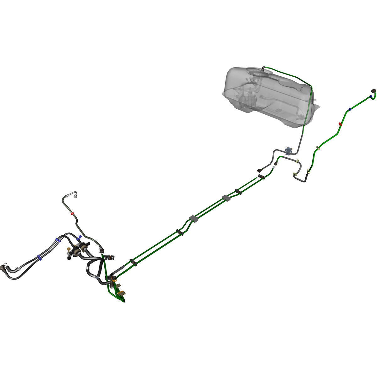 100103-20 V8 Fuel Distribution