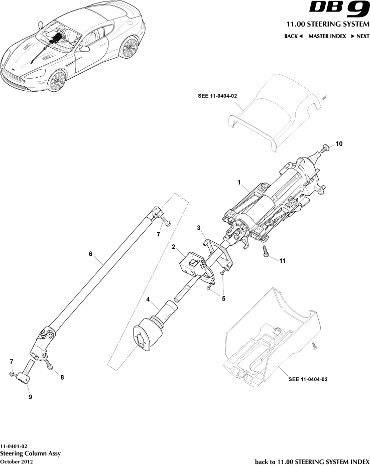Steering Column Assembly
