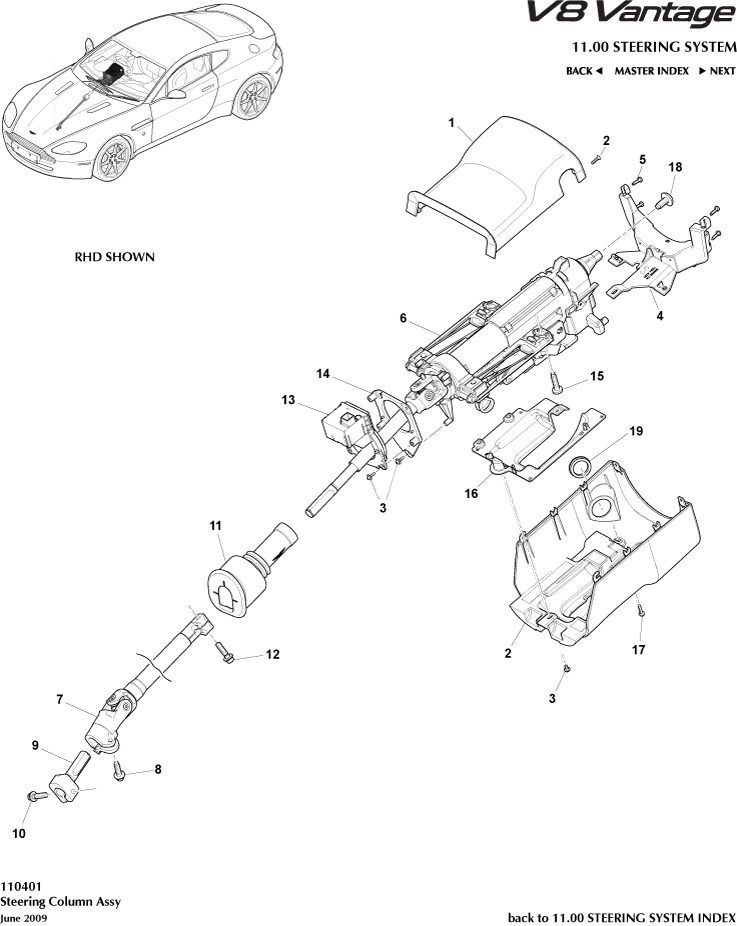 Steering Column Assembly