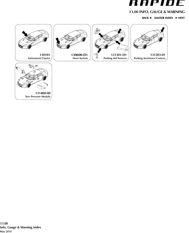 13-00 - Driver Information & Warning