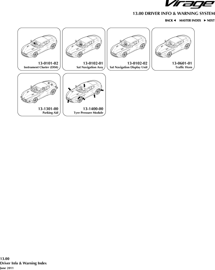 13-00 - Driver Information & Warning