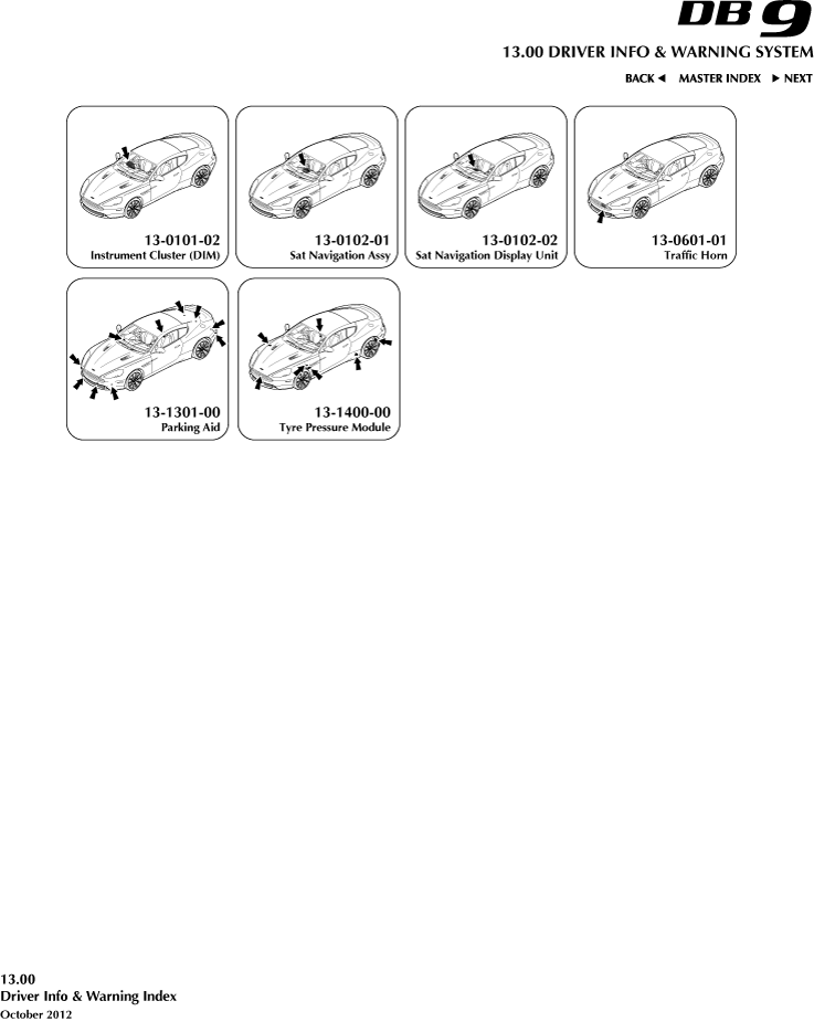 13-00 - Driver Information & Warning