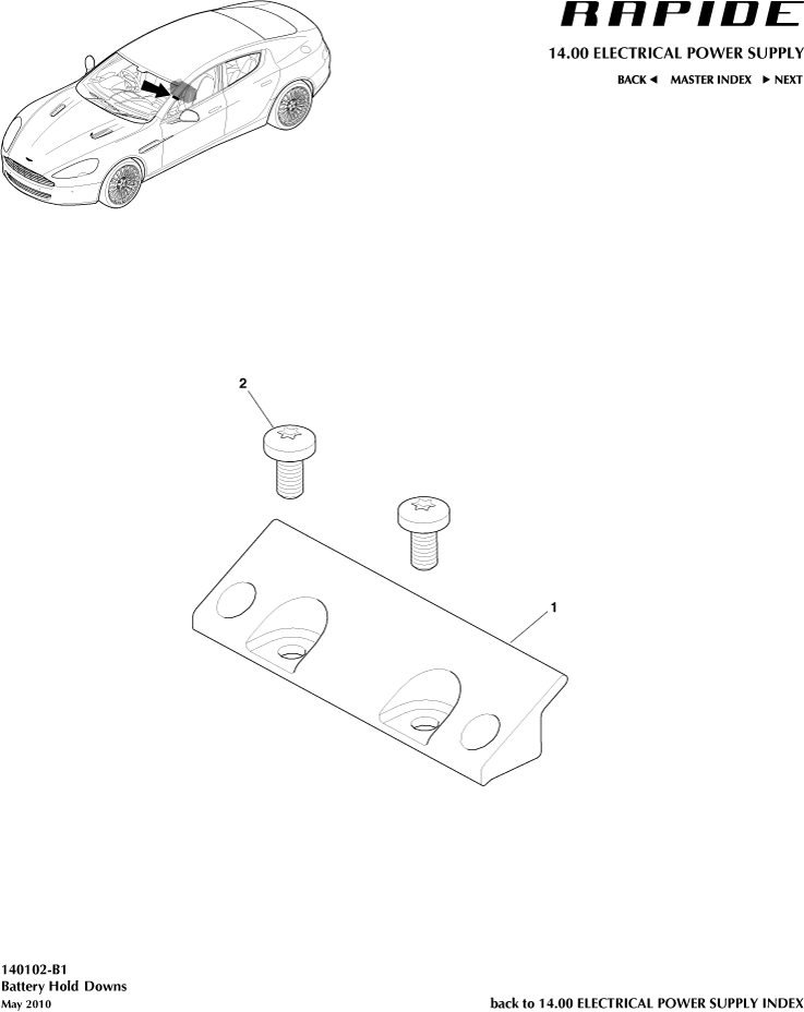 Battery Hold Downs