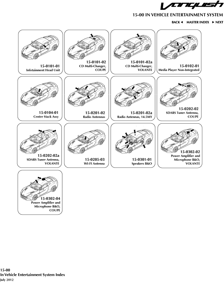 15-00 - In-Vehicle Entertainment System