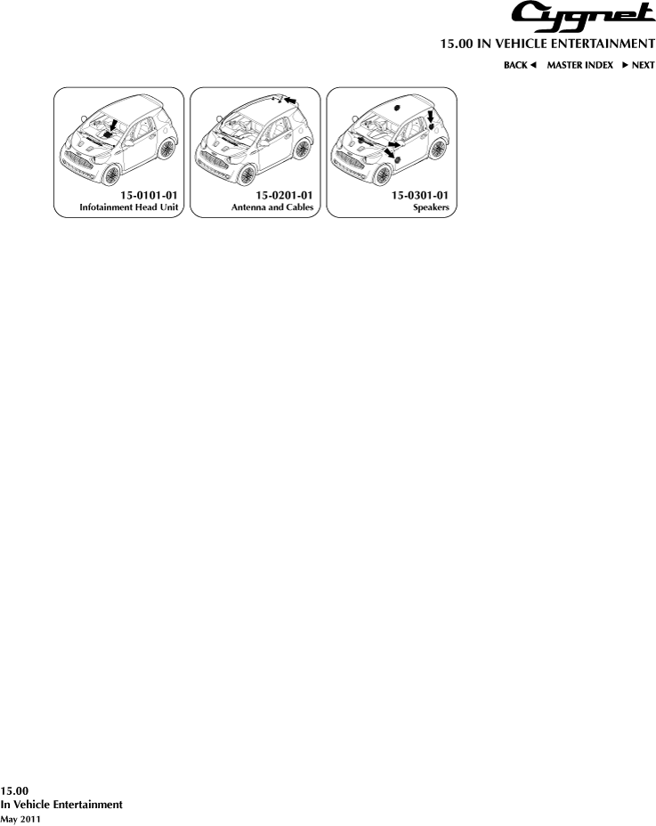 15-00 - In-Vehicle Entertainment System