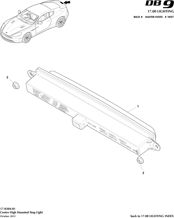 High Mounted Stop Light