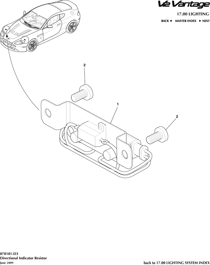 Directional Indicator Resistor