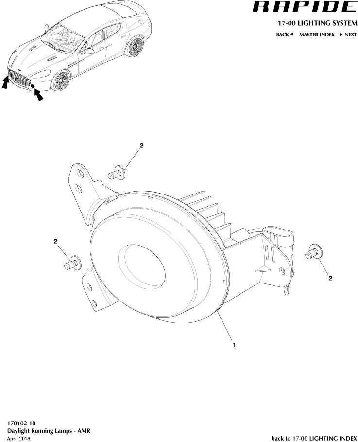 Daylight Running Lamps, 'AMR'
