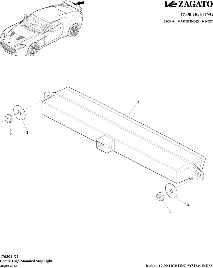 High Mounted Stop Light