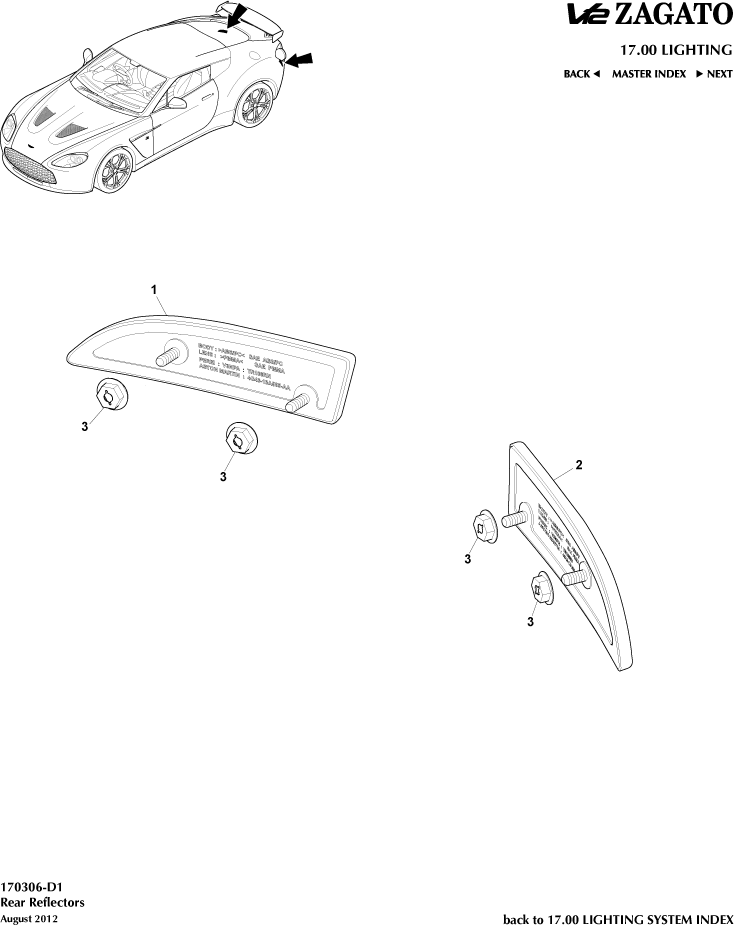 Rear Reflectors