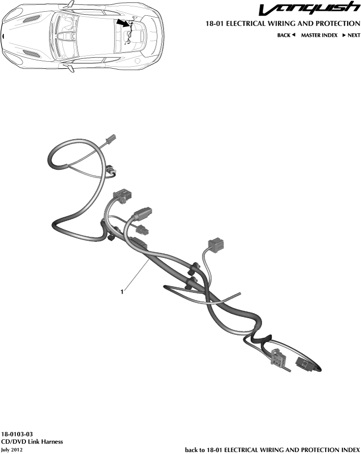 CD/DVD Link Harness