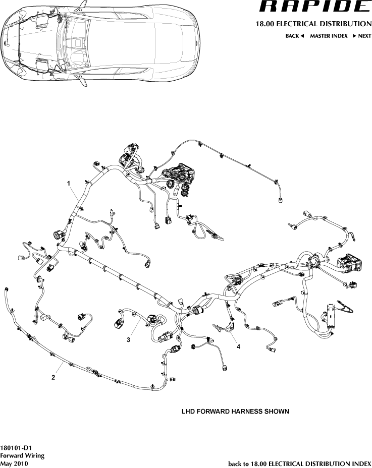 Front Harness, to 13MY