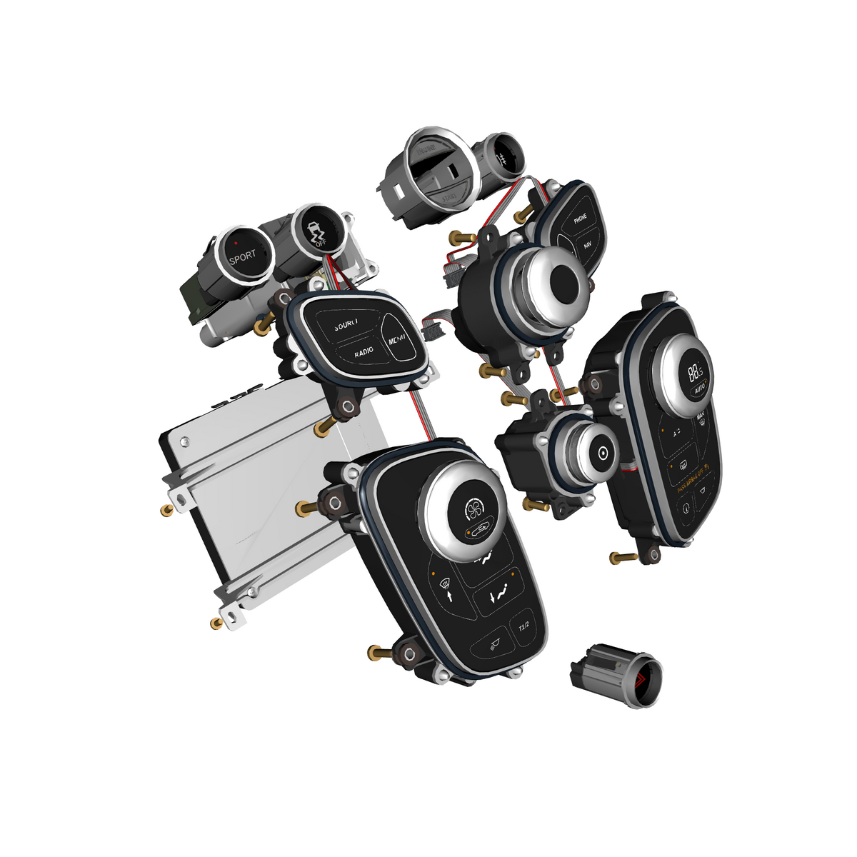 180304-10 Centre Stack Switches V600