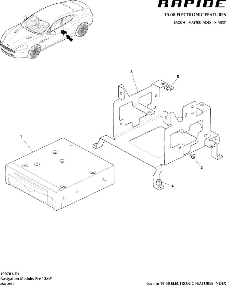 Navigation Module, Up to 12MY